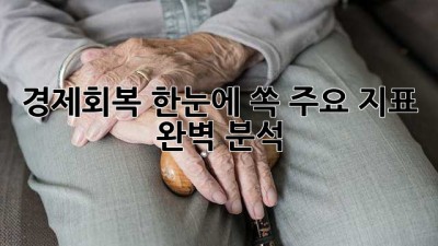 경제회복🚦 한눈에 쏙! 주요 지표 완벽 분석 📈